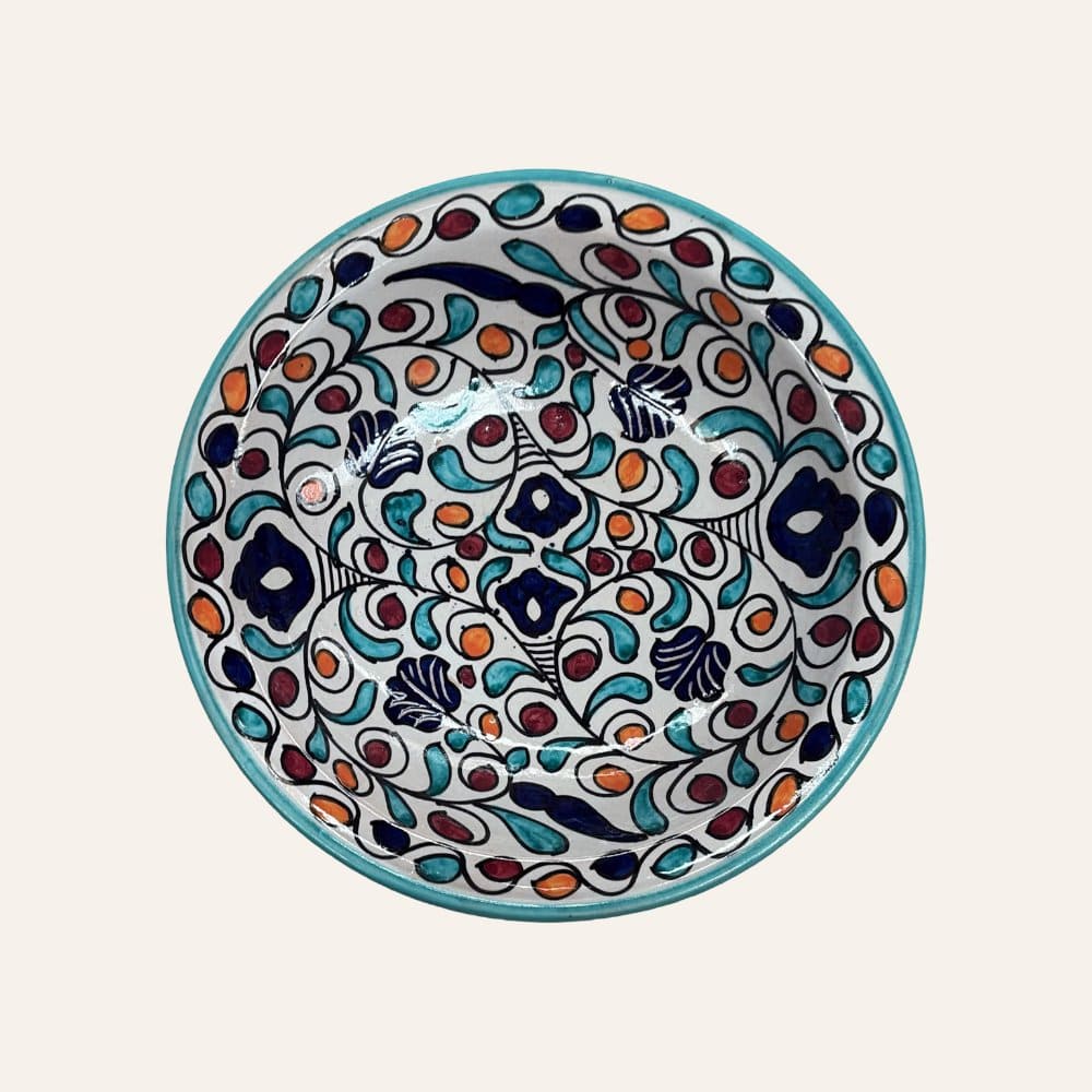 Assiette arabe en céramique de Fès 3 tailles