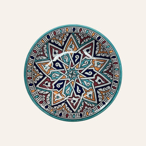 Assiette arabe en céramique de Fès 3 tailles