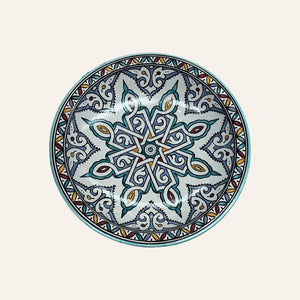 Assiette arabe en céramique de Fès 3 tailles