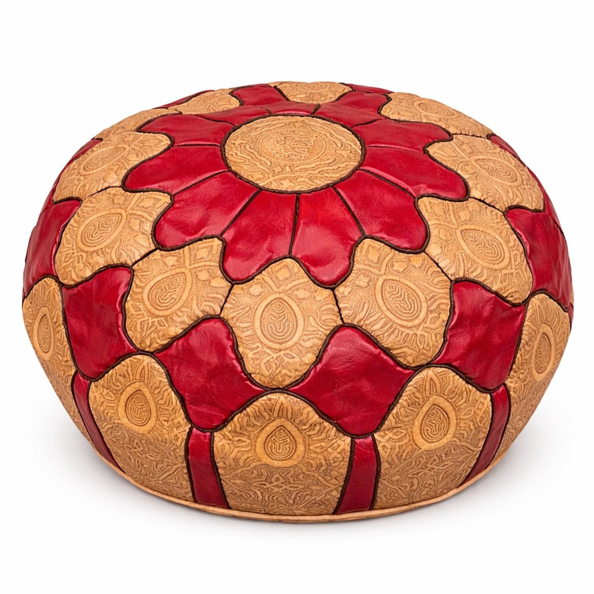 Puff árabe de piel AROUMDT 