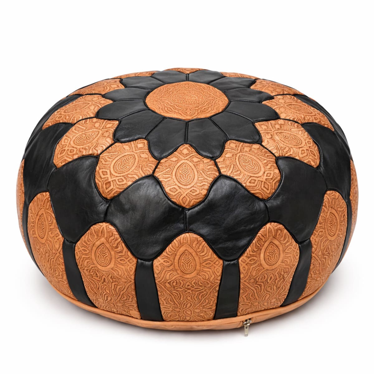 Puff árabe de piel ERFOUD 55cm