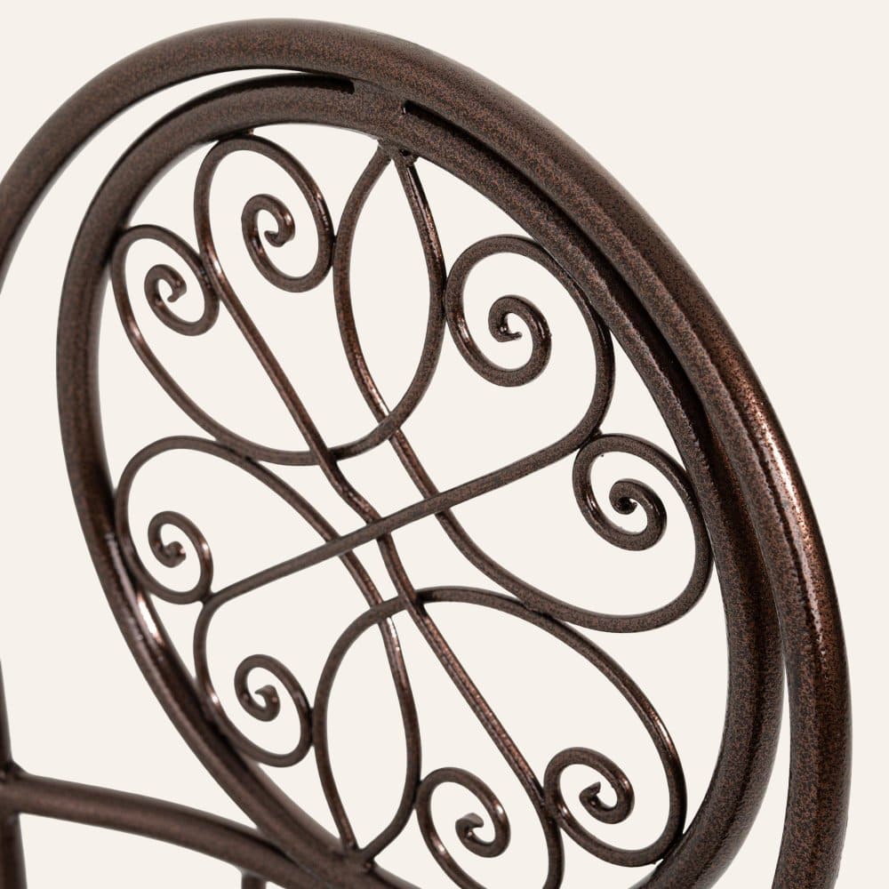 silla árabe cobre detalle