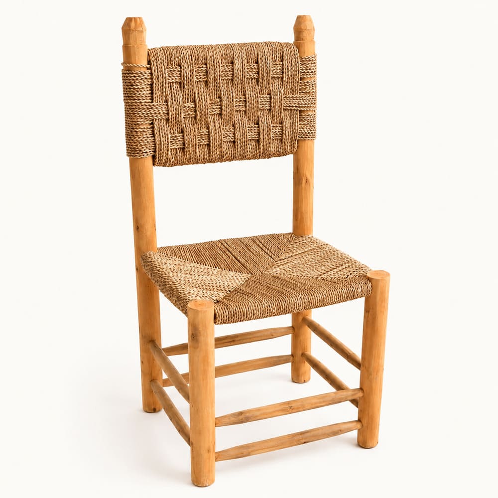 silla artesana LINAT madera anea