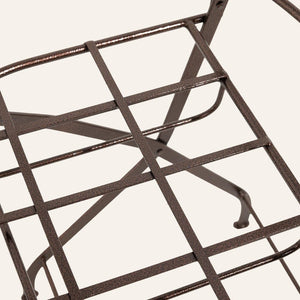 silla marroquí forja plegable cobre