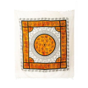 Tela India elefante naranja 240x210cm