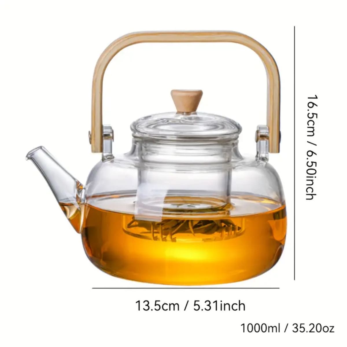 tetera borosilicato técnica