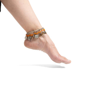 Tobillera egipcia para danza del vientre - 5 colores