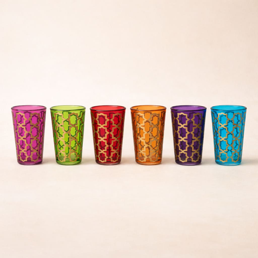 vasos de té moruno alhambra