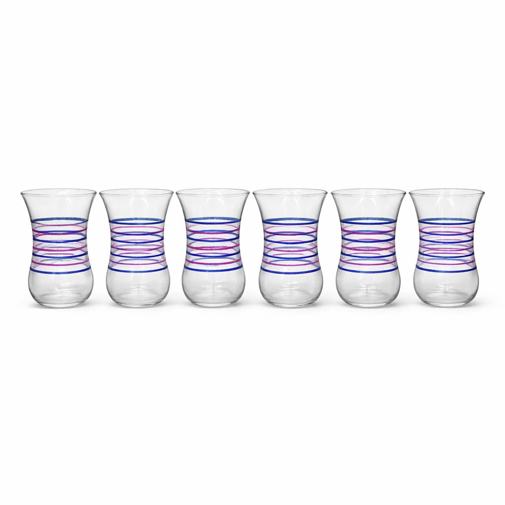 vasos turcos azul rosa